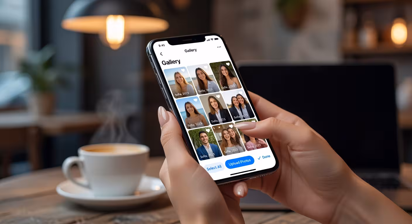 Избор на снимки за профил в приложение за sugar dating