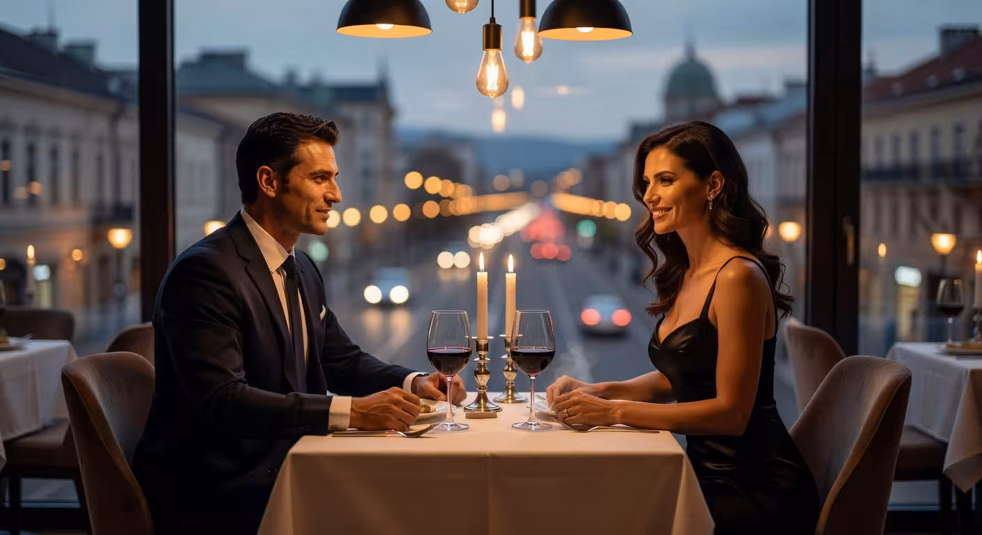 Първа среща между sugar daddy и sugar baby в елегантен ресторант в София